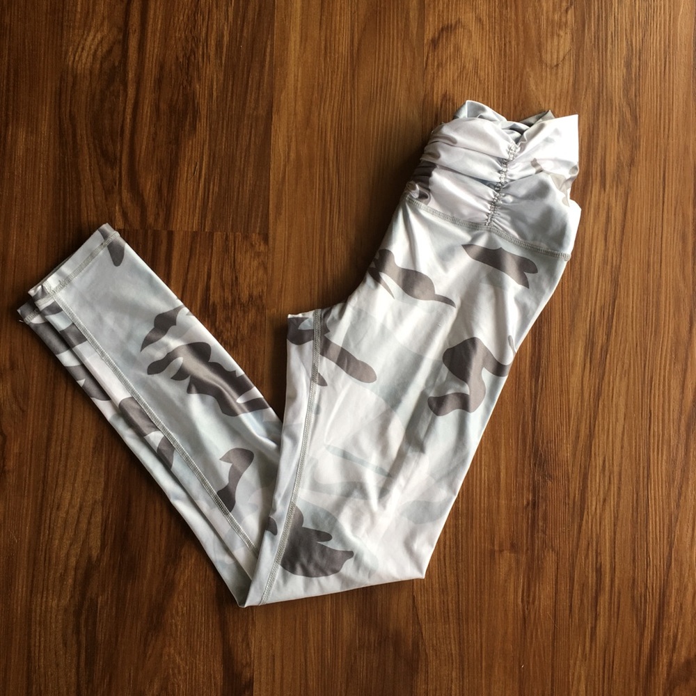 *SOLD* White Camo Workout Leggings